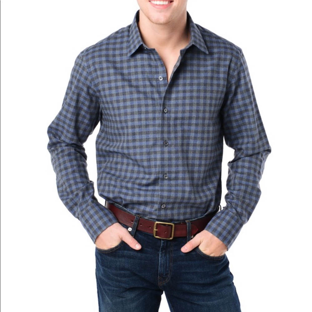 ZACHARY PRELL LIBERMAN LONG SLEEVE WOVEN SHIRT